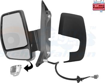 Van Wezel 1987805 - Наружное зеркало abcparts.ee