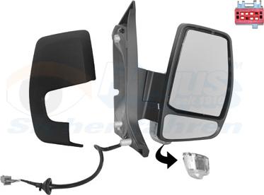 Van Wezel 1987802 - Наружное зеркало abcparts.ee