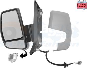 Van Wezel 1987807 - Наружное зеркало abcparts.ee