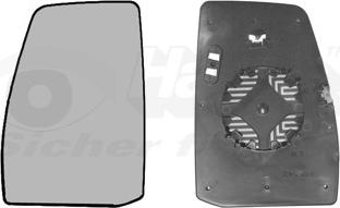 Van Wezel 1987831 - Зеркальное стекло, наружное зеркало abcparts.ee