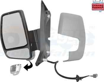 Van Wezel 1987827 - Наружное зеркало abcparts.ee