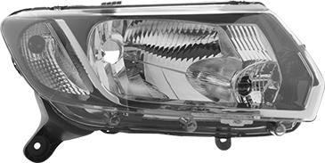 Van Wezel 1507962V - Основная фара abcparts.ee