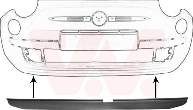 Van Wezel 1604500 - Спойлер abcparts.ee