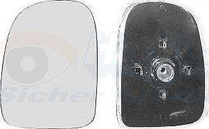 Van Wezel 1897831 - Зеркальное стекло, наружное зеркало abcparts.ee