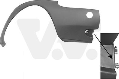 Van Wezel 1865564 - Буфер, бампер abcparts.ee