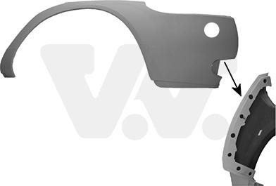 Van Wezel 1865568 - Буфер, бампер abcparts.ee