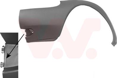 Van Wezel 1865563 - Буфер, бампер abcparts.ee