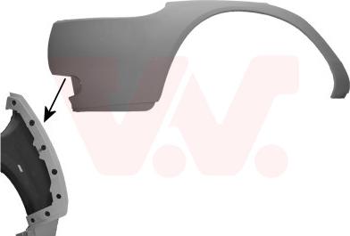 Van Wezel 1865567 - Буфер, бампер abcparts.ee