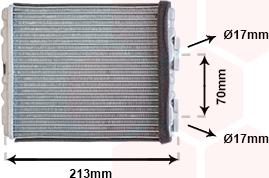 Van Wezel 13006226 - Теплообменник, отопление салона abcparts.ee