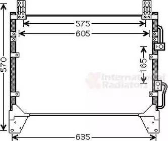 Van Wezel 81005142 - Конденсатор кондиционера abcparts.ee