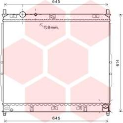 Van Wezel 81002122 - Радиатор, охлаждение двигателя abcparts.ee