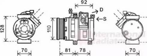 Van Wezel 8100K100 - Компрессор кондиционера abcparts.ee