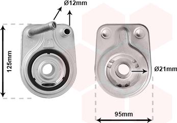 Van Wezel 83013700 - Масляный радиатор, двигательное масло abcparts.ee