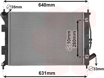 Van Wezel 82002436 - Радиатор, охлаждение двигателя abcparts.ee