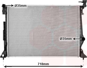 Van Wezel 82012740 - Радиатор, охлаждение двигателя abcparts.ee