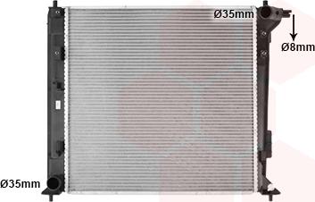 Van Wezel 82012742 - Радиатор, охлаждение двигателя abcparts.ee