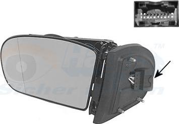 Van Wezel 3032853 - Наружное зеркало abcparts.ee