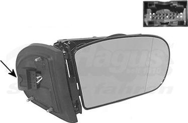 Van Wezel 3032820 - Наружное зеркало abcparts.ee