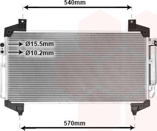Van Wezel 32015701 - Конденсатор кондиционера abcparts.ee