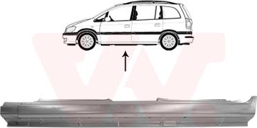 Van Wezel 3792103 - Подножка, накладка порога abcparts.ee