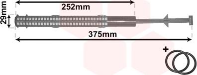 Van Wezel 3700D379 - Осушитель, кондиционер abcparts.ee
