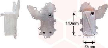 Van Wezel 37013709 - Масляный радиатор, двигательное масло abcparts.ee