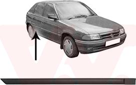 Van Wezel 3734426 - Облицовка / защитная накладка, дверь abcparts.ee