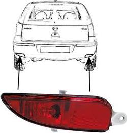 Van Wezel 3779937 - Задний противотуманный фонарь abcparts.ee