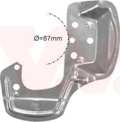 Van Wezel 3776371 - Отражатель, защита, тормозной диск abcparts.ee