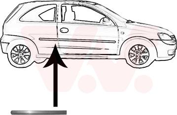Van Wezel 3777430 - Облицовка / защитная накладка, боковина abcparts.ee