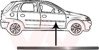 Van Wezel 3777424 - Облицовка / защитная накладка, дверь abcparts.ee