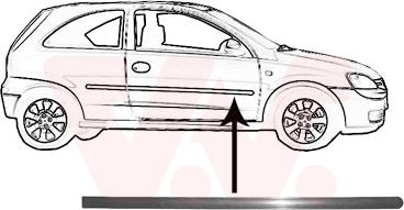 Van Wezel 3777428 - Облицовка / защитная накладка, дверь abcparts.ee