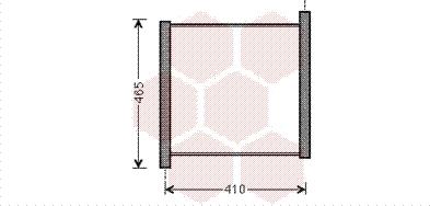 Van Wezel 29002012 - Радиатор, охлаждение двигателя abcparts.ee