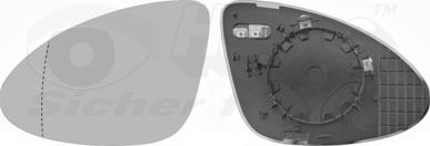 Van Wezel 7422837 - Зеркальное стекло, наружное зеркало abcparts.ee