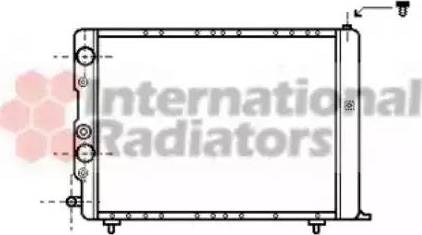 Van Wezel 73002036 - Радиатор, охлаждение двигателя abcparts.ee