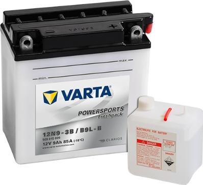 Varta 509015009I314 - Стартерная аккумуляторная батарея, АКБ abcparts.ee