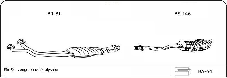 VEGAZ BM-103 - Система выпуска ОГ abcparts.ee