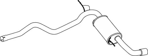 VEGAZ BS-472 - Глушитель выхлопных газов, конечный abcparts.ee