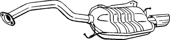 VEGAZ HUS-240 - Глушитель выхлопных газов, конечный abcparts.ee