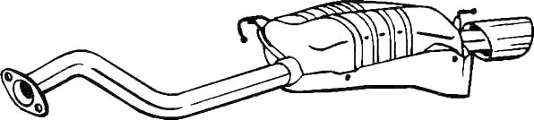 VEGAZ HUS-241 - Глушитель выхлопных газов, конечный abcparts.ee