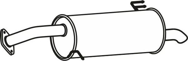 VEGAZ KS-310 - Глушитель выхлопных газов, конечный abcparts.ee