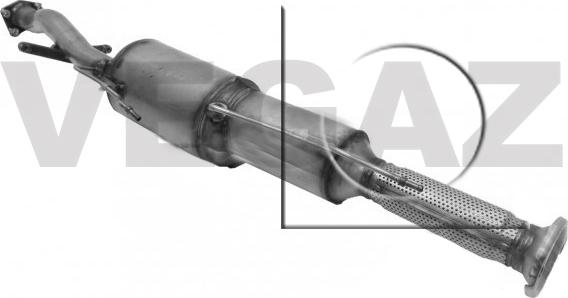 VEGAZ MIK-924 - Сажевый / частичный фильтр, система выхлопа ОГ abcparts.ee