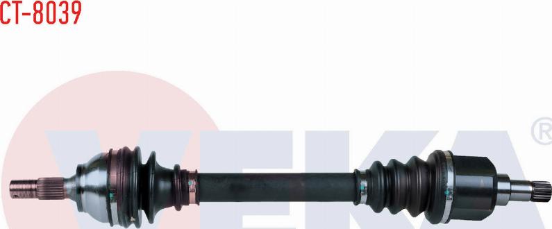 Veka CT-8039 - Приводной вал abcparts.ee