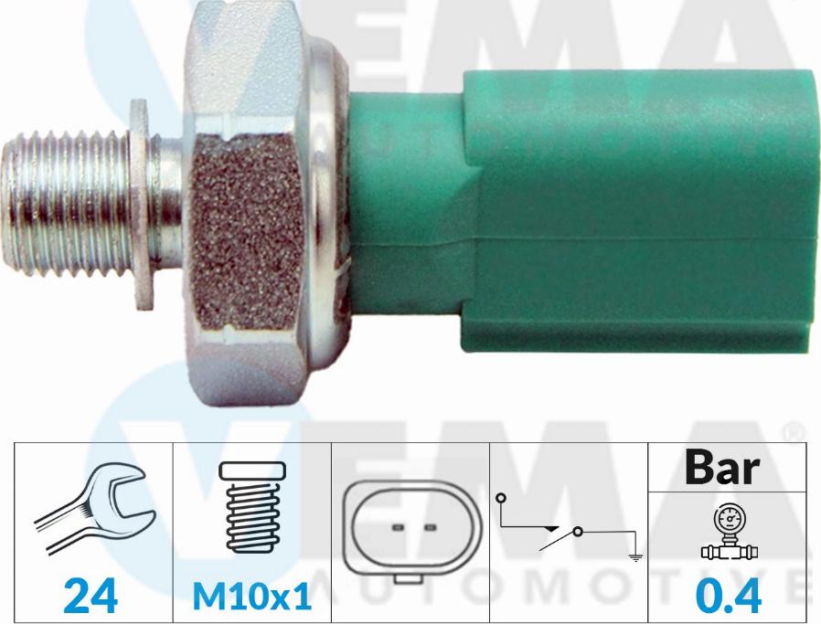 VEMA 360001 - Датчик, давление масла abcparts.ee