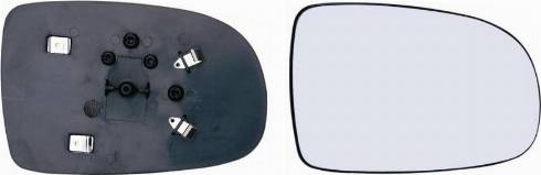 Vemo V40-69-0015 - Зеркальное стекло, наружное зеркало abcparts.ee