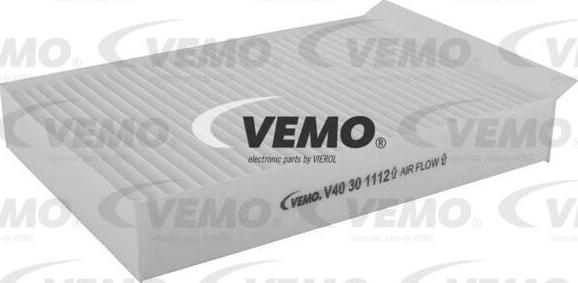 Vemo V40-30-1112 - Фильтр воздуха в салоне abcparts.ee
