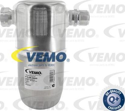 Vemo V10-06-0005 - Осушитель, кондиционер abcparts.ee
