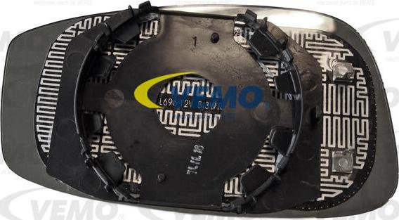 Vemo V24-69-0034 - Зеркальное стекло, наружное зеркало abcparts.ee