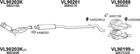 Veneporte 900060 - Система выпуска ОГ abcparts.ee