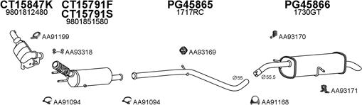 Veneporte 450805 - Система выпуска ОГ abcparts.ee